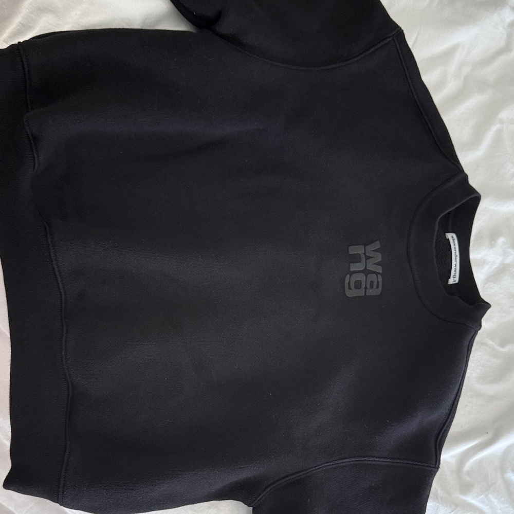 Alexander Wang Black Crewneck Sweater